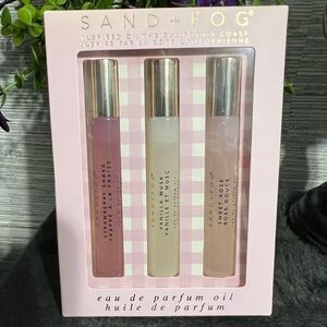 Eau de Parfum Oil Roller Trio - Pink/White/Cream